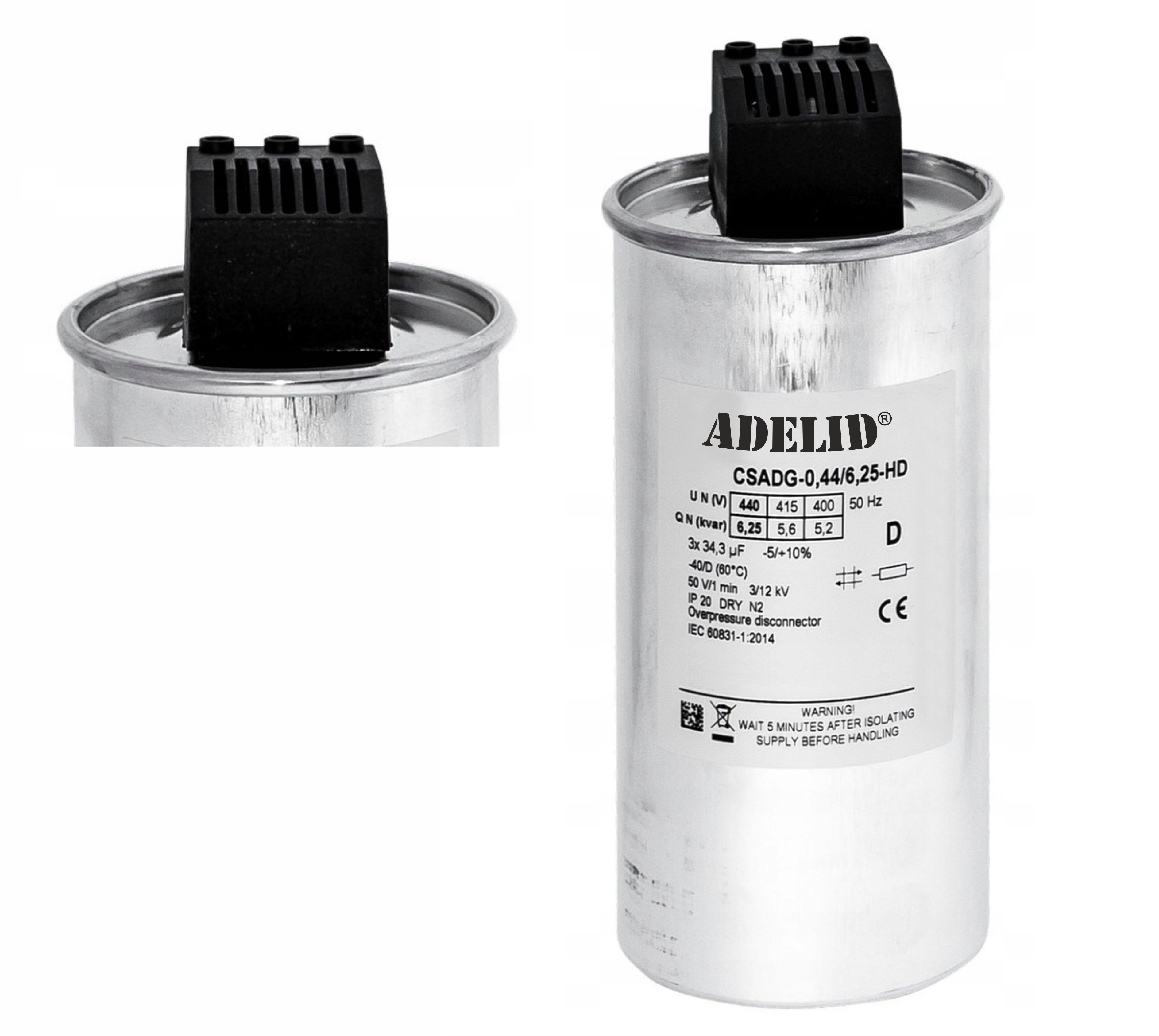 Kondensatory do kompensacji mocy biernej