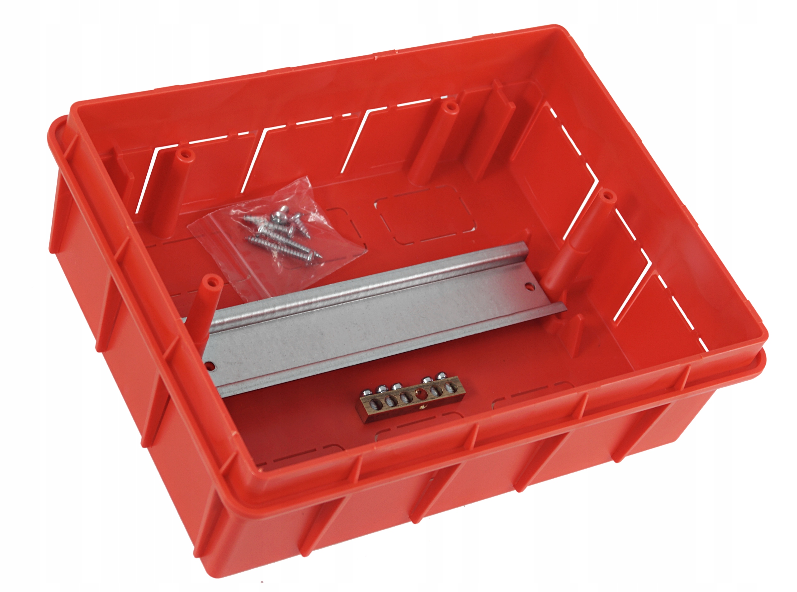 Rozdzielnica podtynkowa skrzynka 8- modułowa plastikowa 1x8 IP40