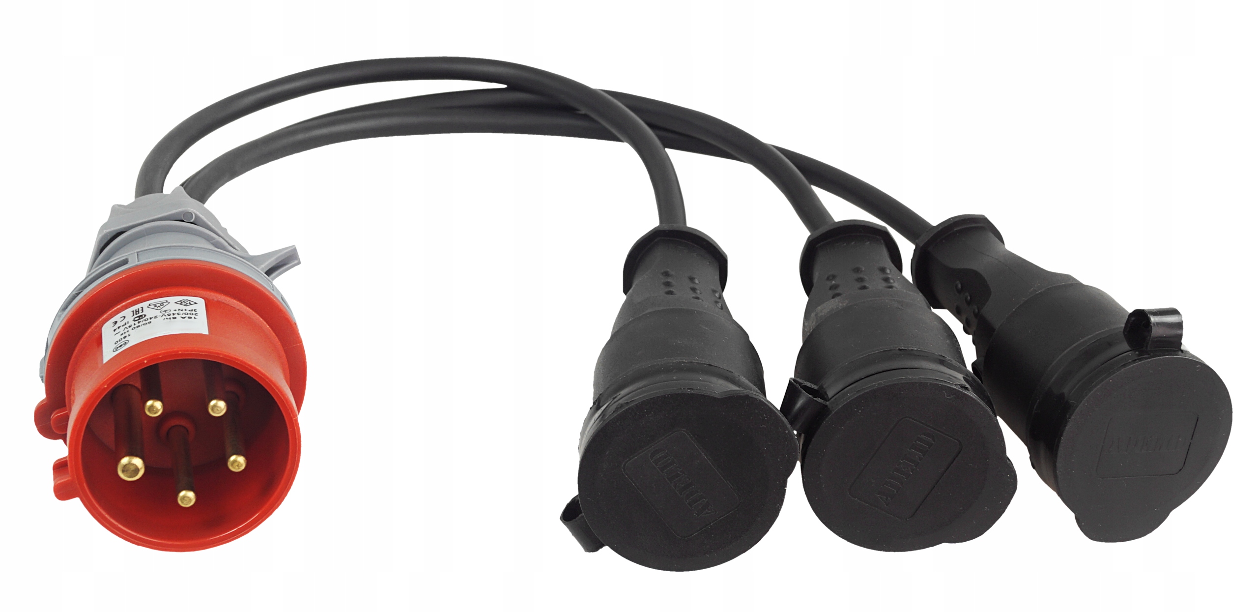 Adapter Siłowy Trójnik Redukcja Przejściówka 16A