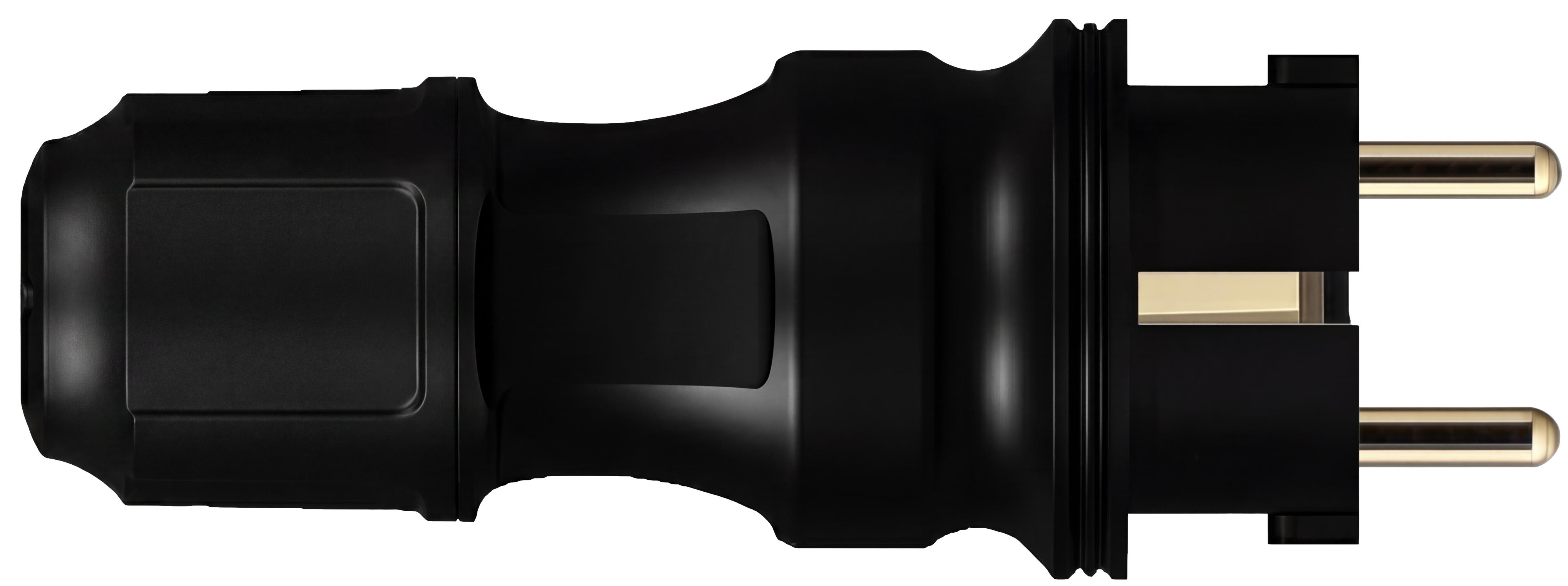 WTYCZKA ELEKTRYCZNA HERMETYCZNA GUMOWA IP54 16A 230V UNI-SCHUKO Z DŁAWIKIEM