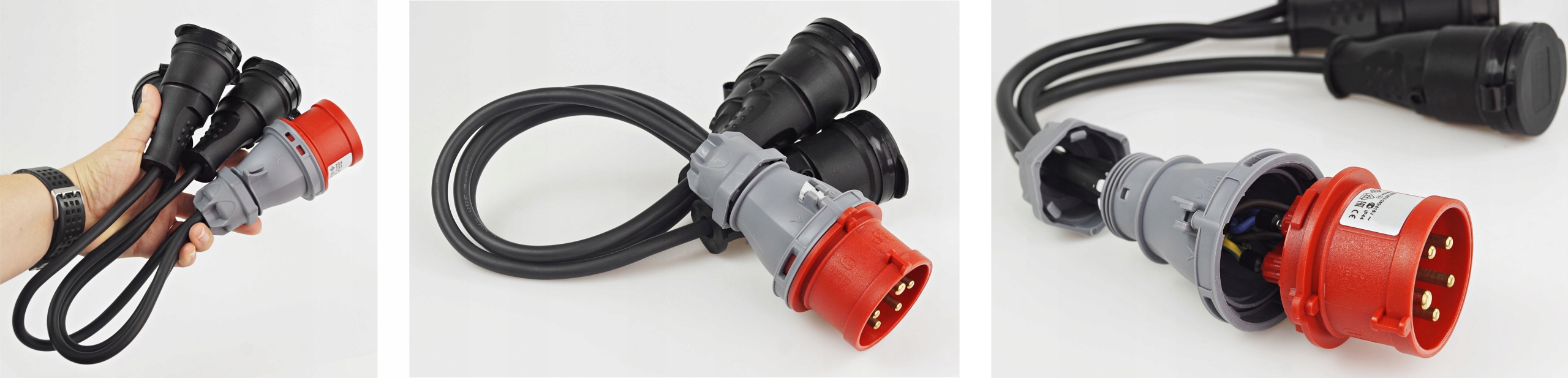 Adapter Siłowy Trójnik Redukcja Przejściówka 16A