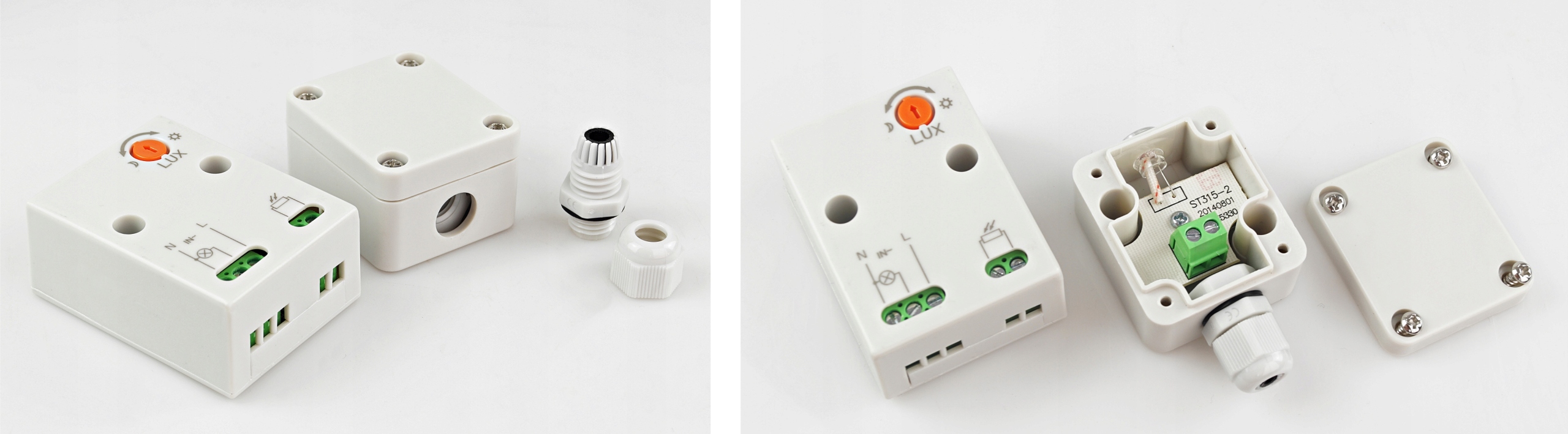 Czujnik Zmierzchowy Zmierzchu 3500W Sonda Zew. LED