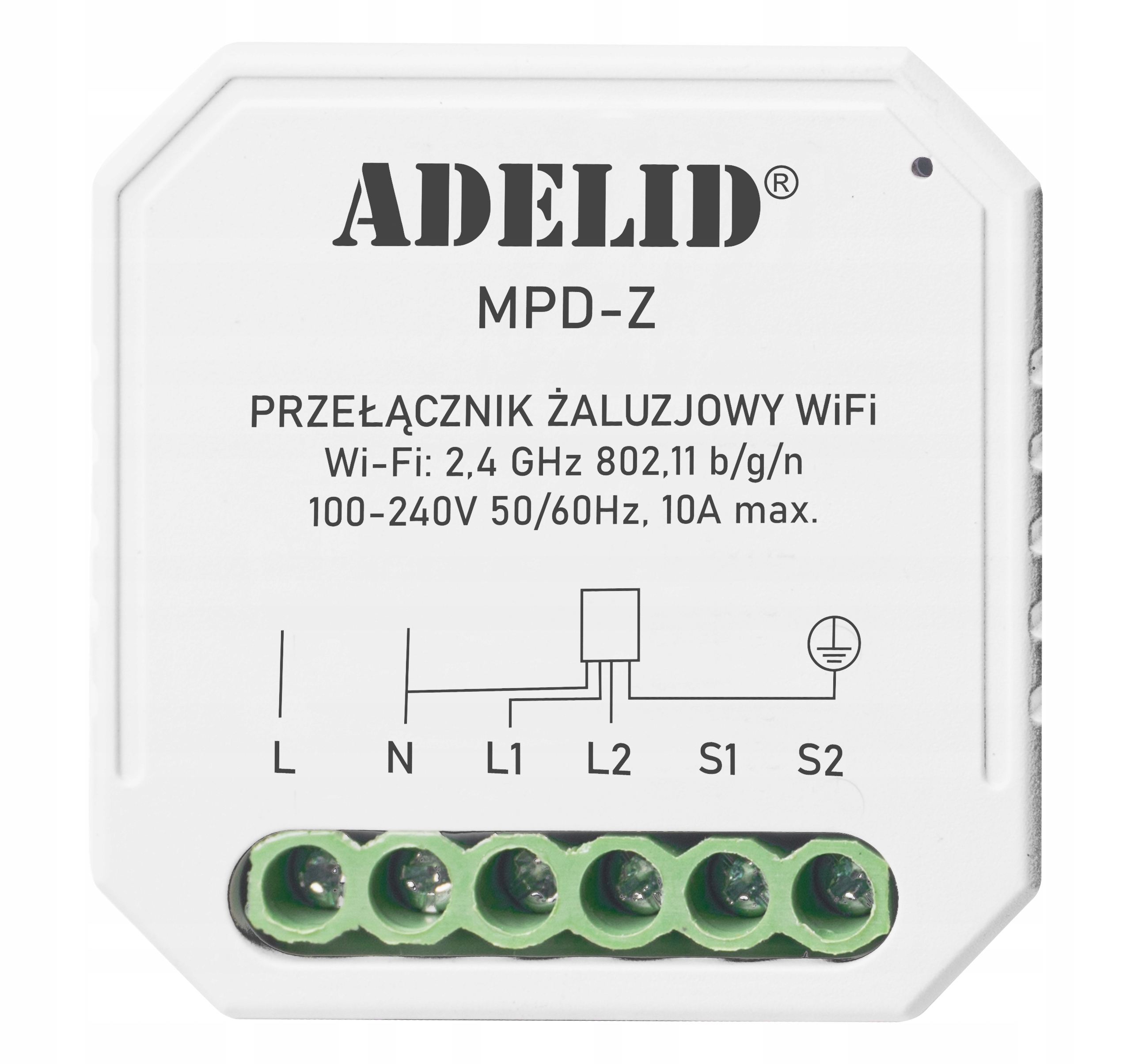 Inteligentny przekaźnik sterownik do rolet dopuszkowy WiFi