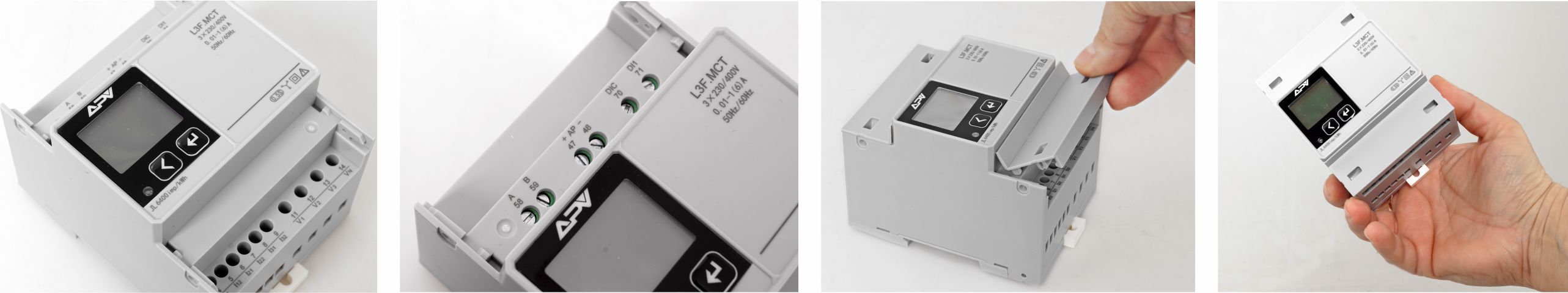 LICZNIK ENERGII DWUKIERUNKOWY 3 FAZ PRZEKŁADNIKOWY MODBUS RS485 100-600A