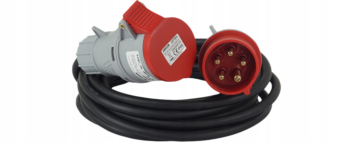PRZEDŁUŻACZ GUMOWY SIŁOWY BUDOWLANY 20M 5x1,5 16A