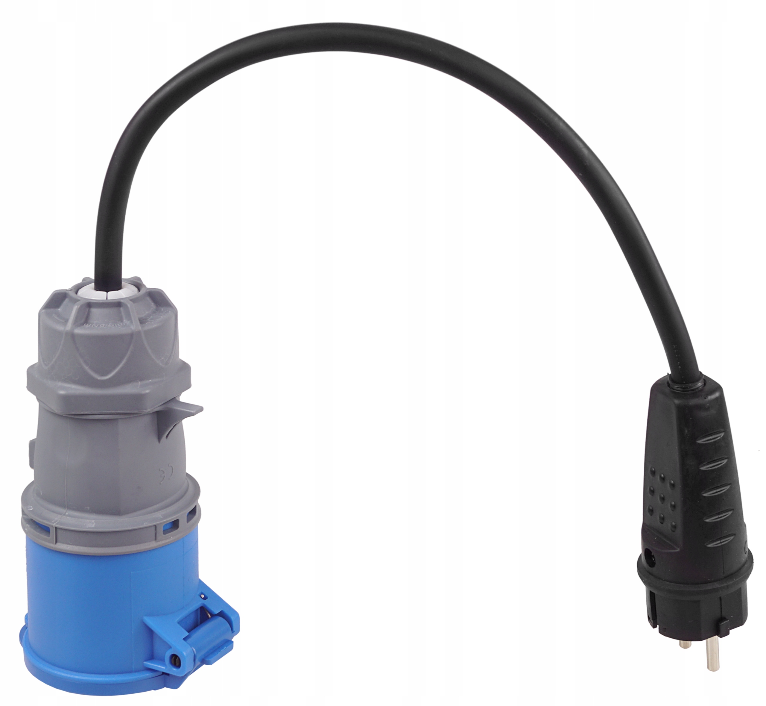 Gniazdo Kątowe Adapter Camping 3P 16A 230V