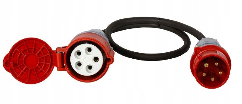 Adapter Siłowy Redukcja Przejściówka 32A na 16A 5P