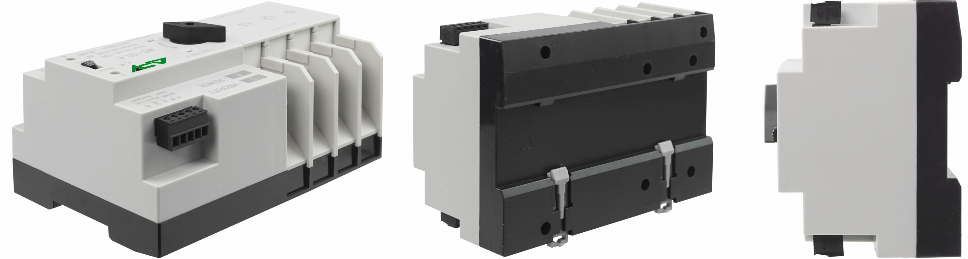 3-FAZOWY AUTOMATYCZNY PRZEŁĄCZNIK ZASILANIA, 4P, 125A, 400V, DO FOTOWOLTAIKI, MARKI APV