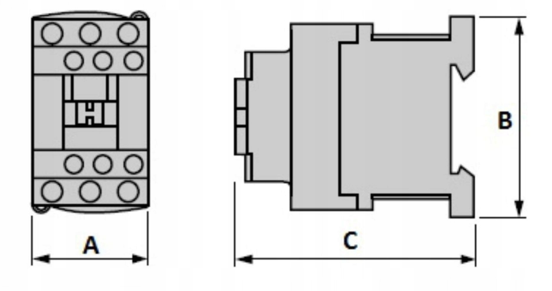 Stycznik LC1 D18F7 (7,5kW 18A) cewka 110V AC