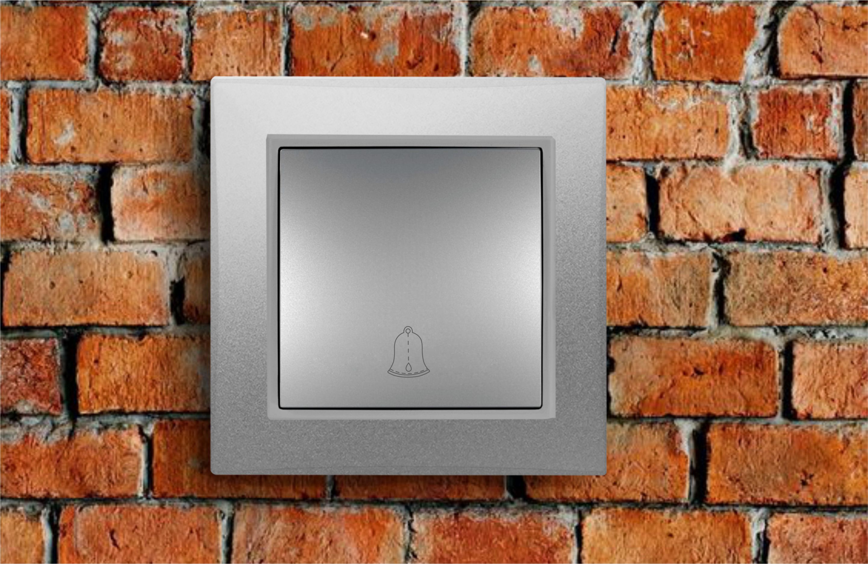 WŁĄCZNIK DZWONKOWY ODBIJAJĄCY ZWIERNY SZARY