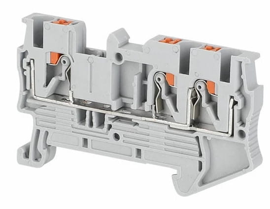 Złączka szynowa ZS 3 otworowa 2.5 TH35 TWIN DIN