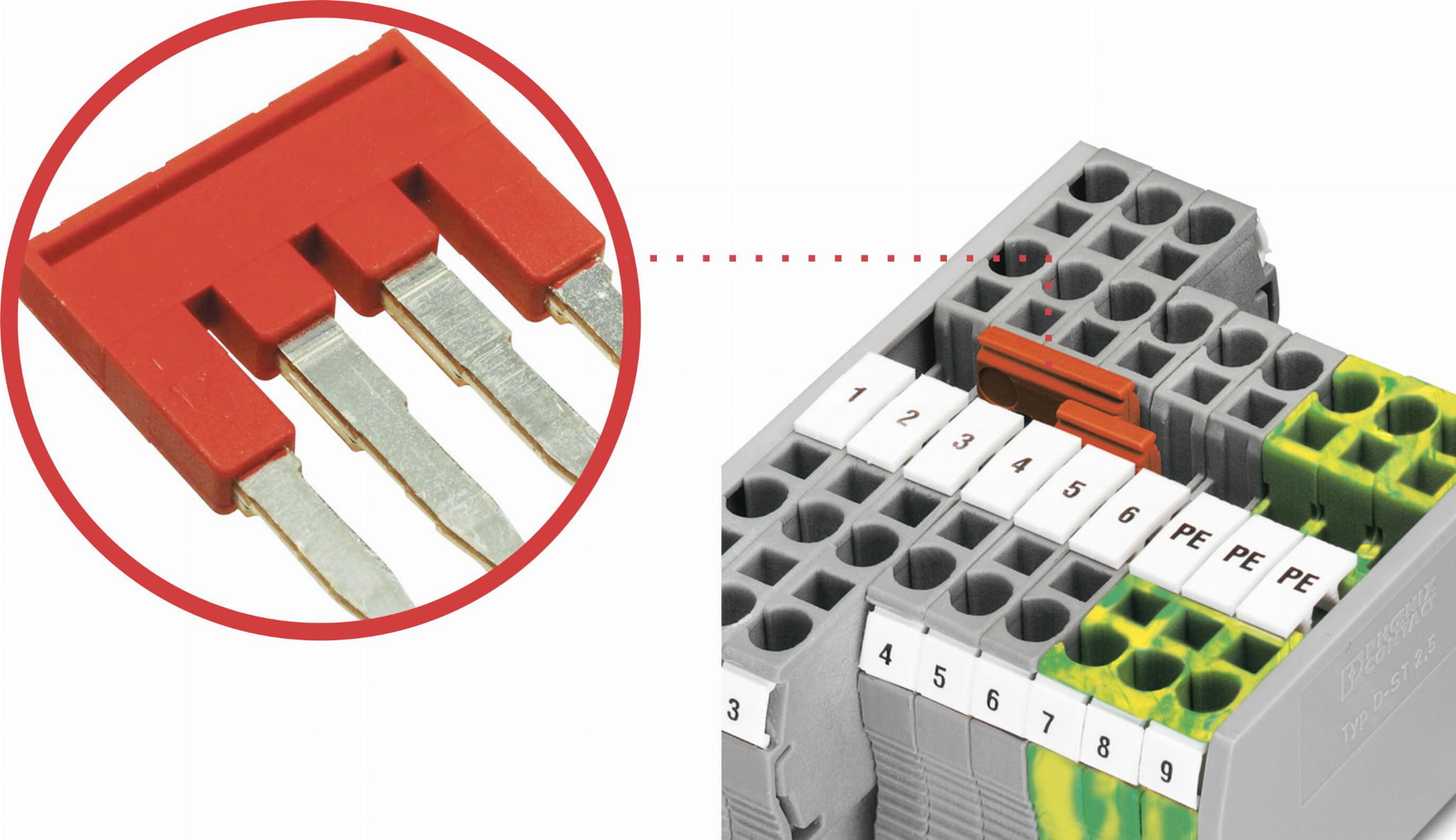 Zwieracz mostek wtykowy 4 torowy 5,2 MM DO ZUG ZS