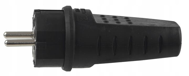 Wtyczka Gumowa 16A 230V IP44 Uni-Schuko Hermetyczna