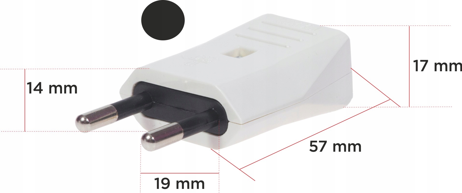 Wtyczka Płaska 230v Skręcana Elegance Jakość