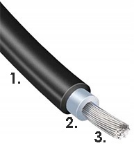 KABEL PRZEWÓD SOLARNY SŁONECZNY 6mm 1000V MC4 100m