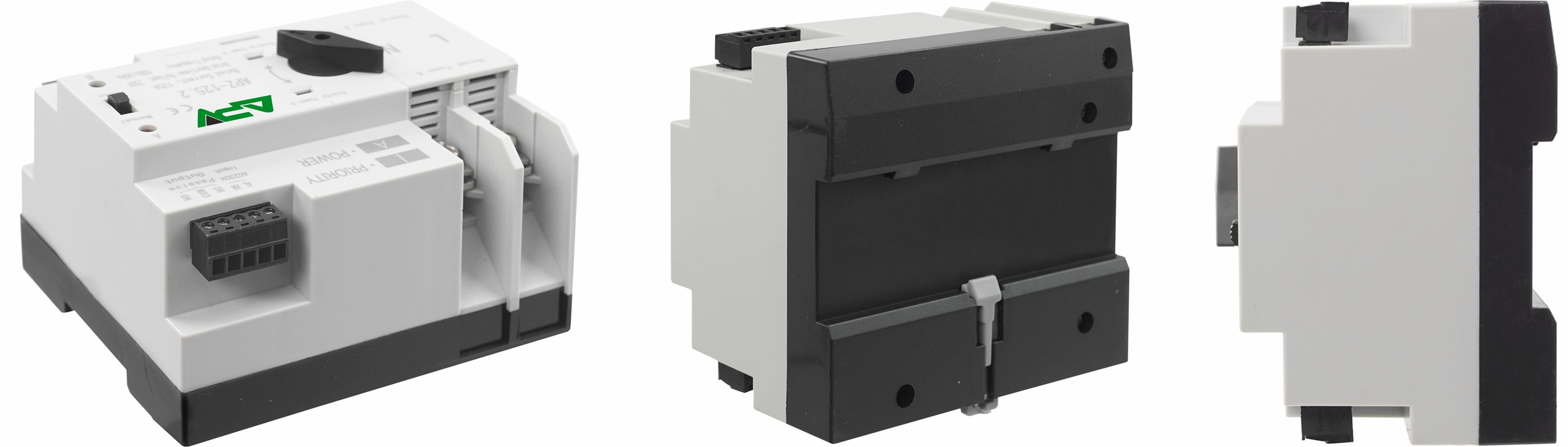 1-FAZOWY AUTOMATYCZNY PRZEŁĄCZNIK ZASILANIA, 2P, 125A, 230V, DO FOTOWOLTAIKI, MARKI APV