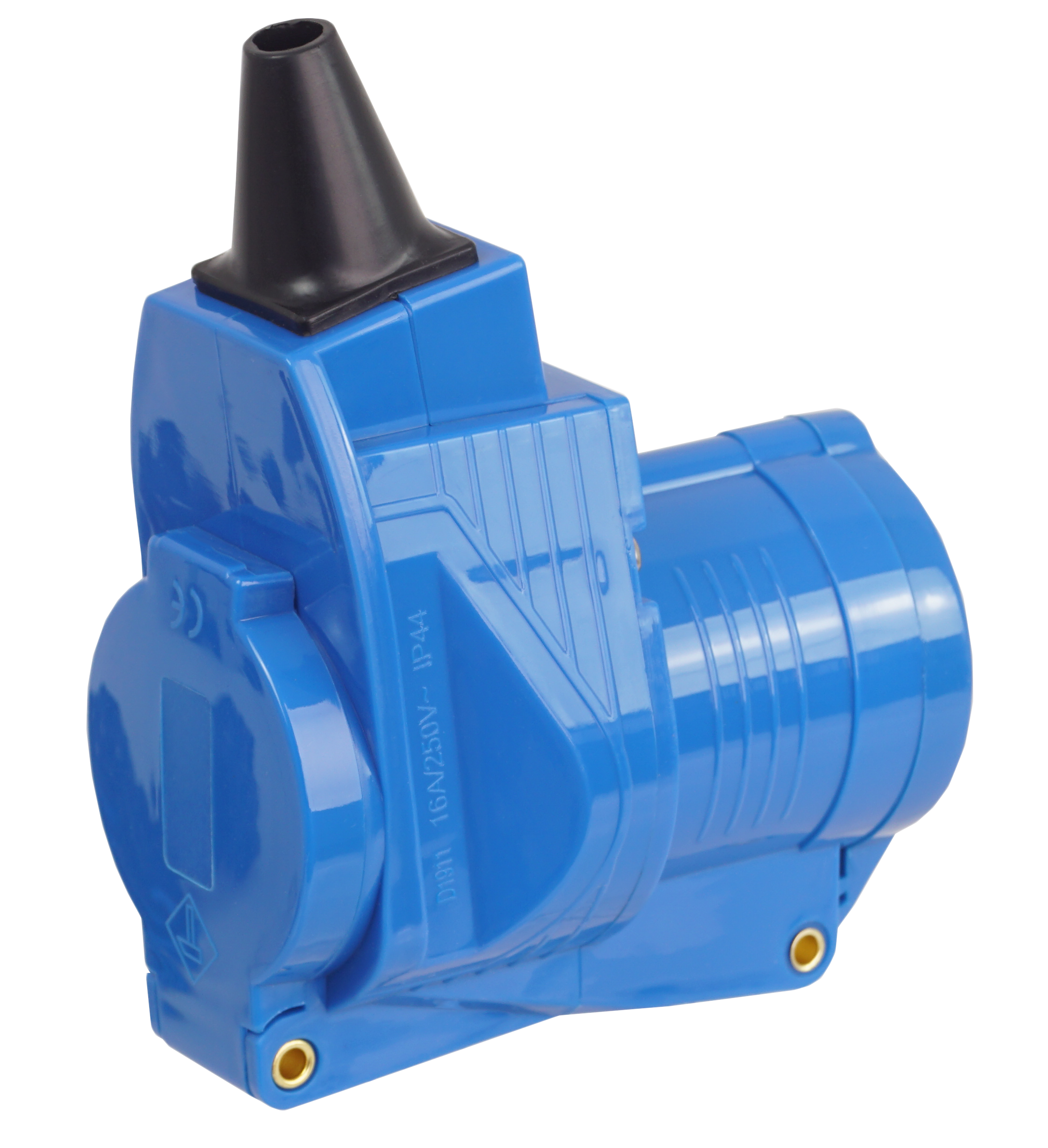 Gniazdo kątowe 16A 230V adapter camping 3P