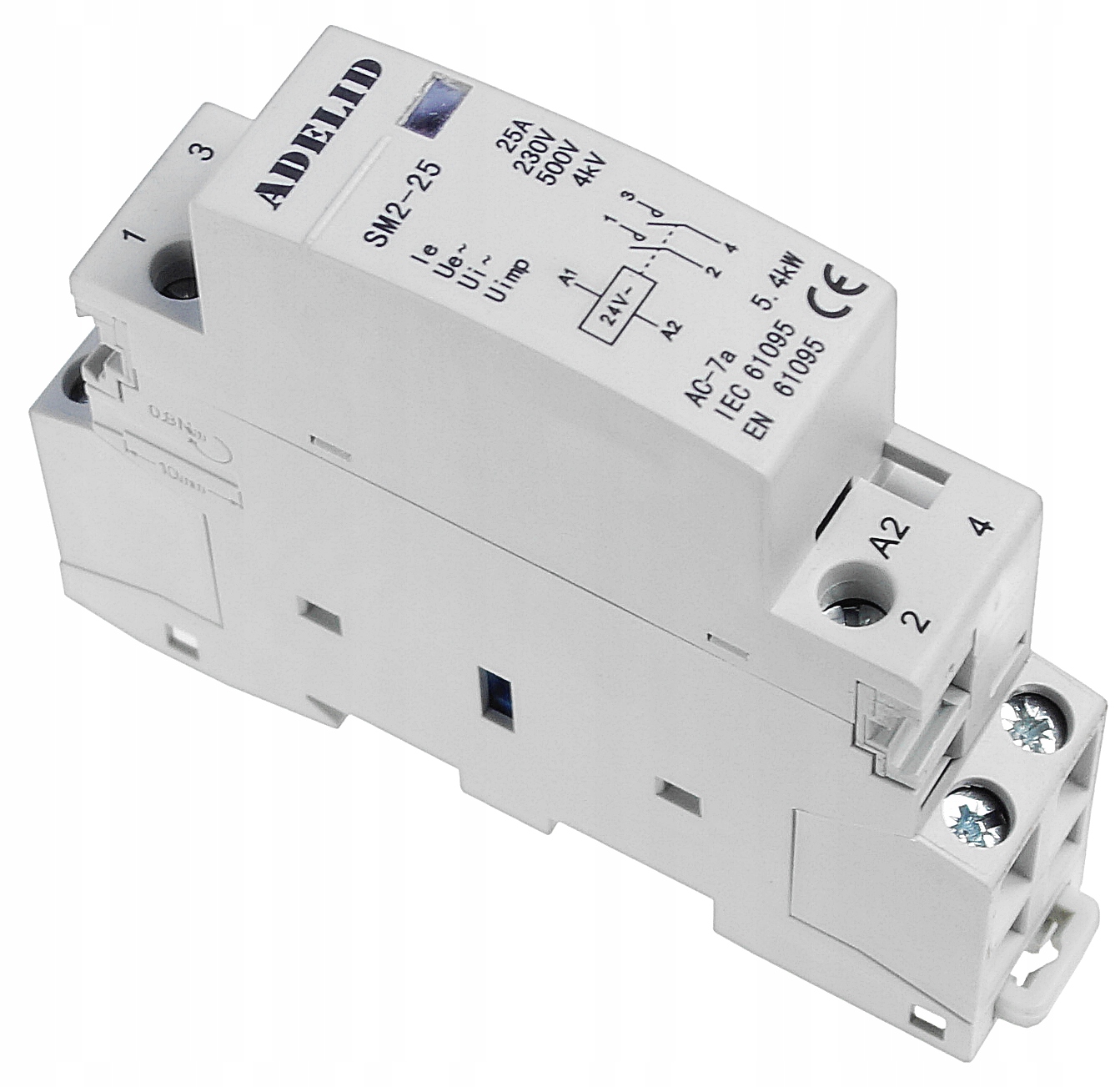 Stycznik Modułowy 25-20 24V 20A 25A 1P 2NO 1-FAZ