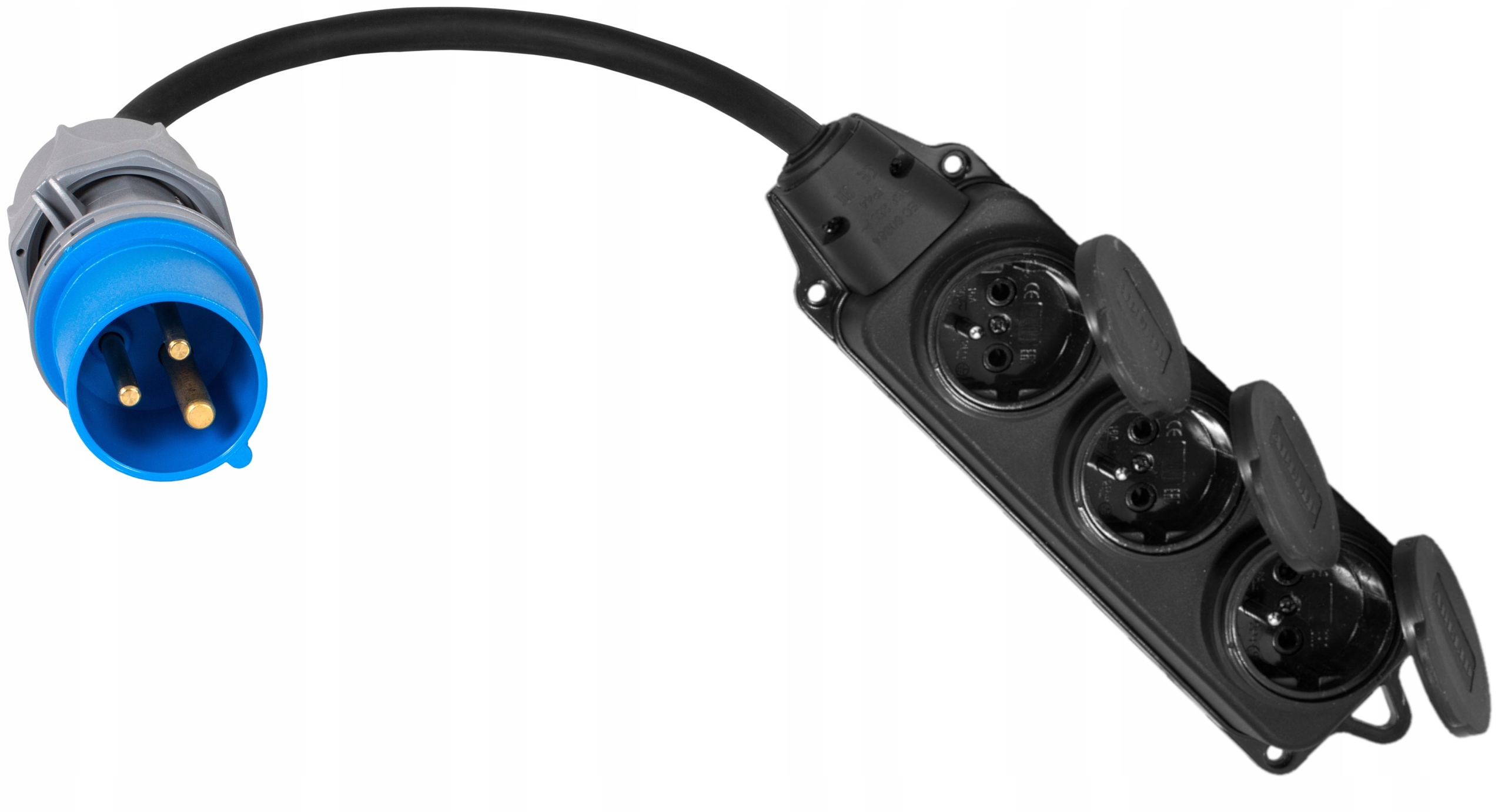 Adapter Redukcja Camping Przejściówka 16A 3X 230V