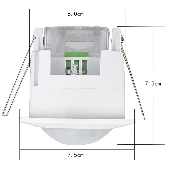 Czujnik ruchu mikrofalowy sufitowy sensor LED MF
