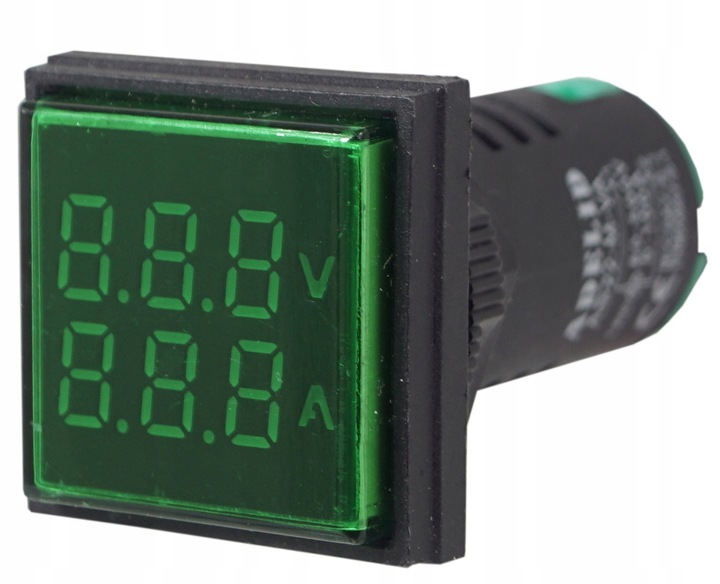 Voltomierz amperomierz miernik 22mm LED 500V 100A