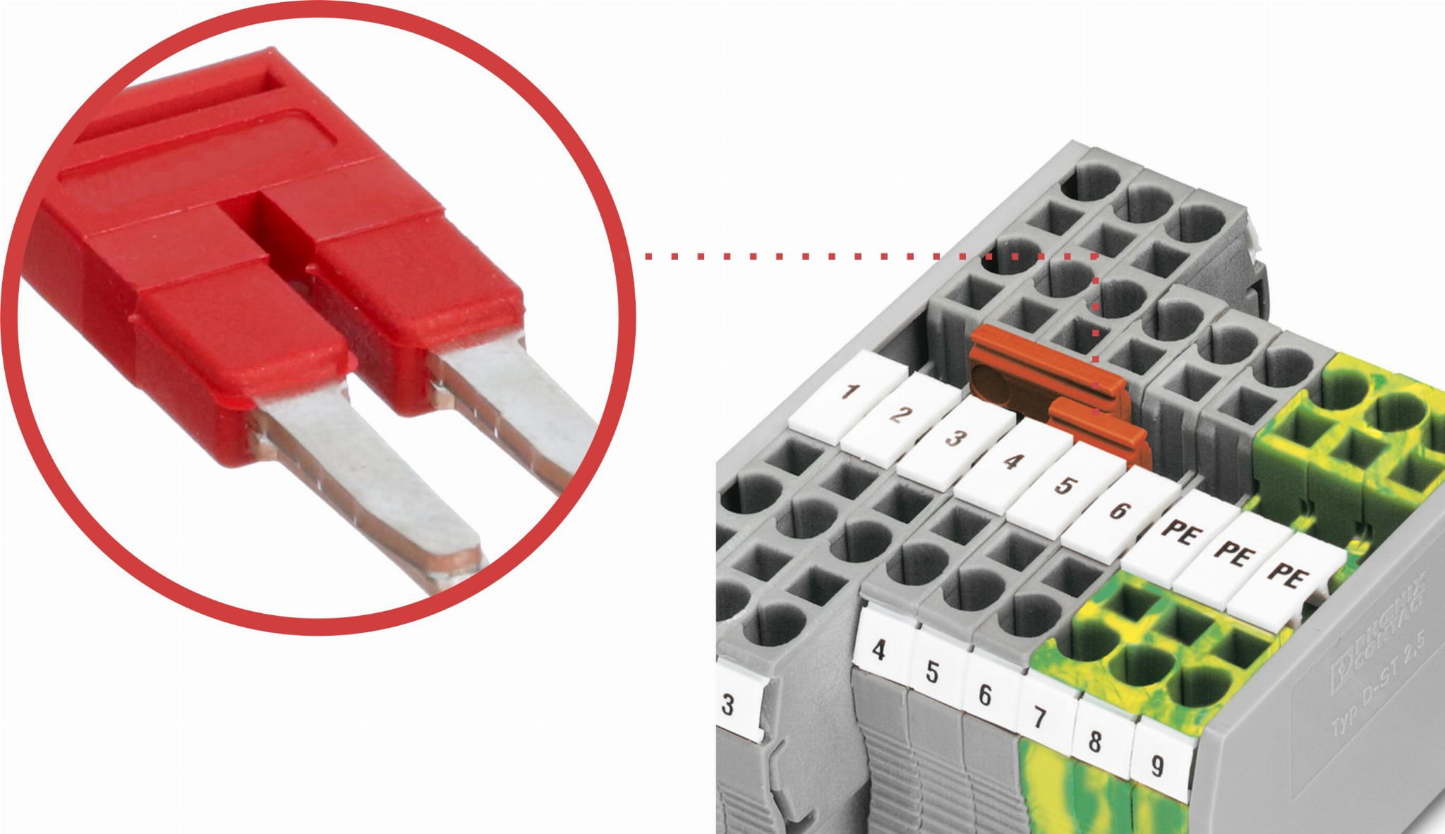 Zwieracz mostek wtykowy 2 torowy 5,2 MM DO ZUG ZS