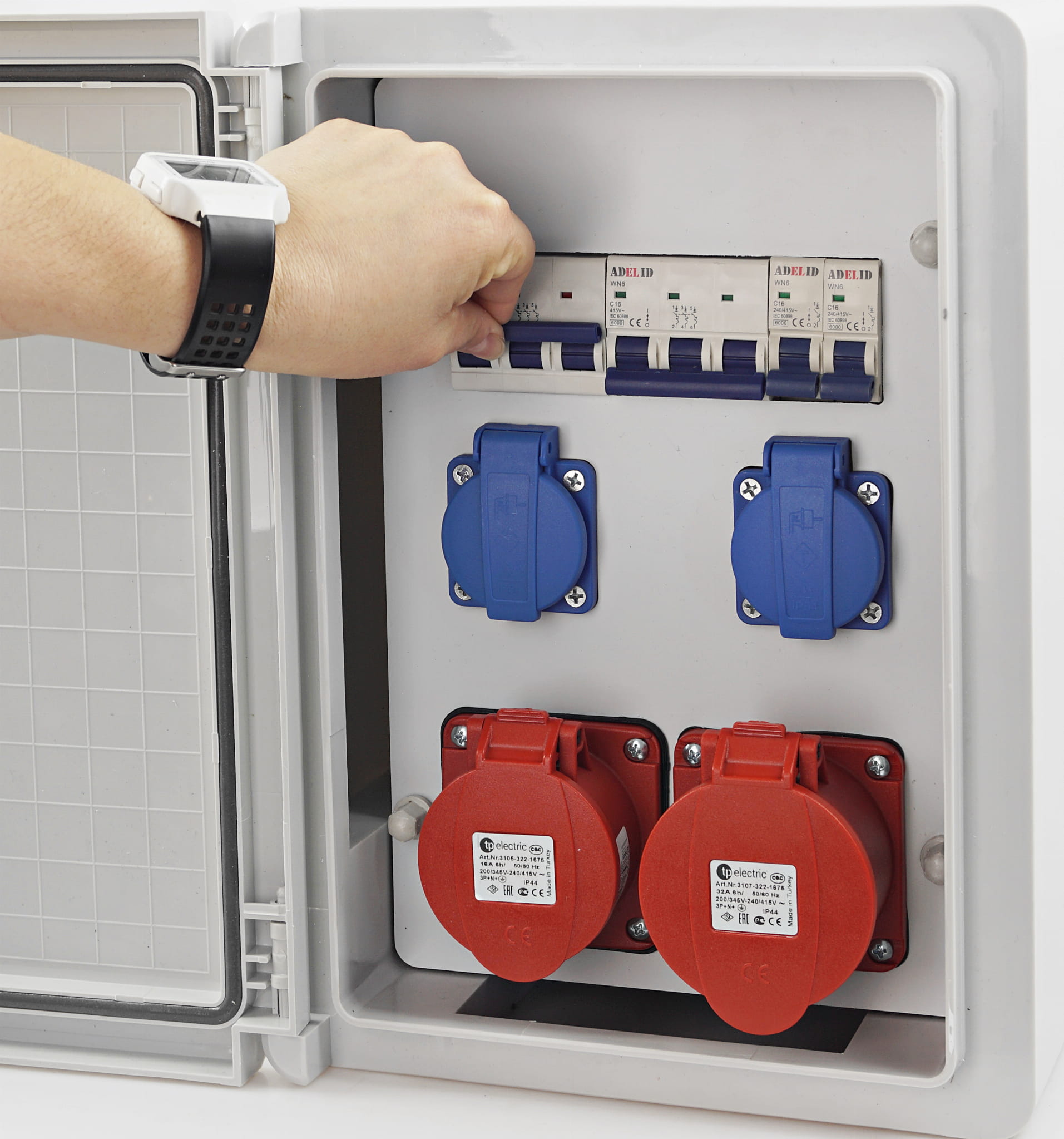 RSZ rozdzielnia elektryczna budowlana skrzynka ABS