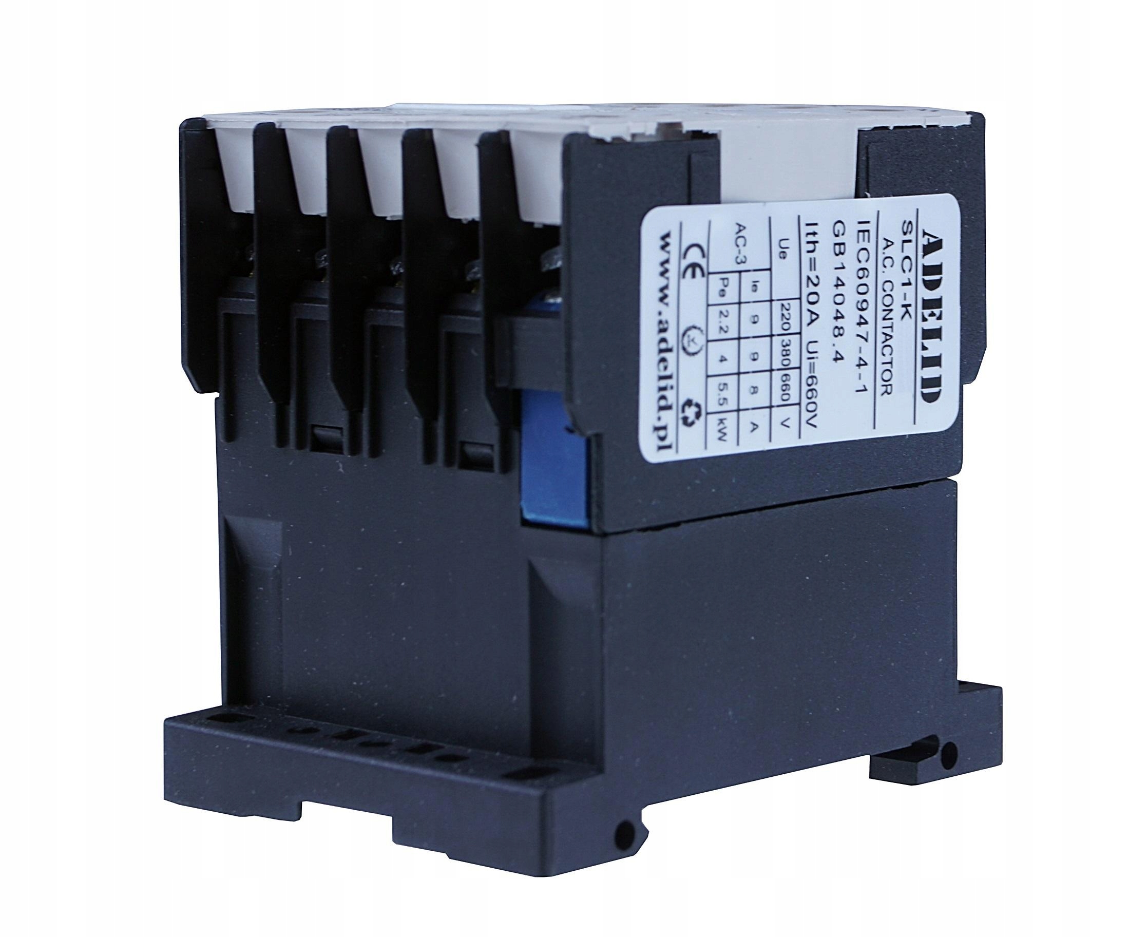 Stycznik miniaturowy LC-1 K0910 4kW 9A 230VAC
