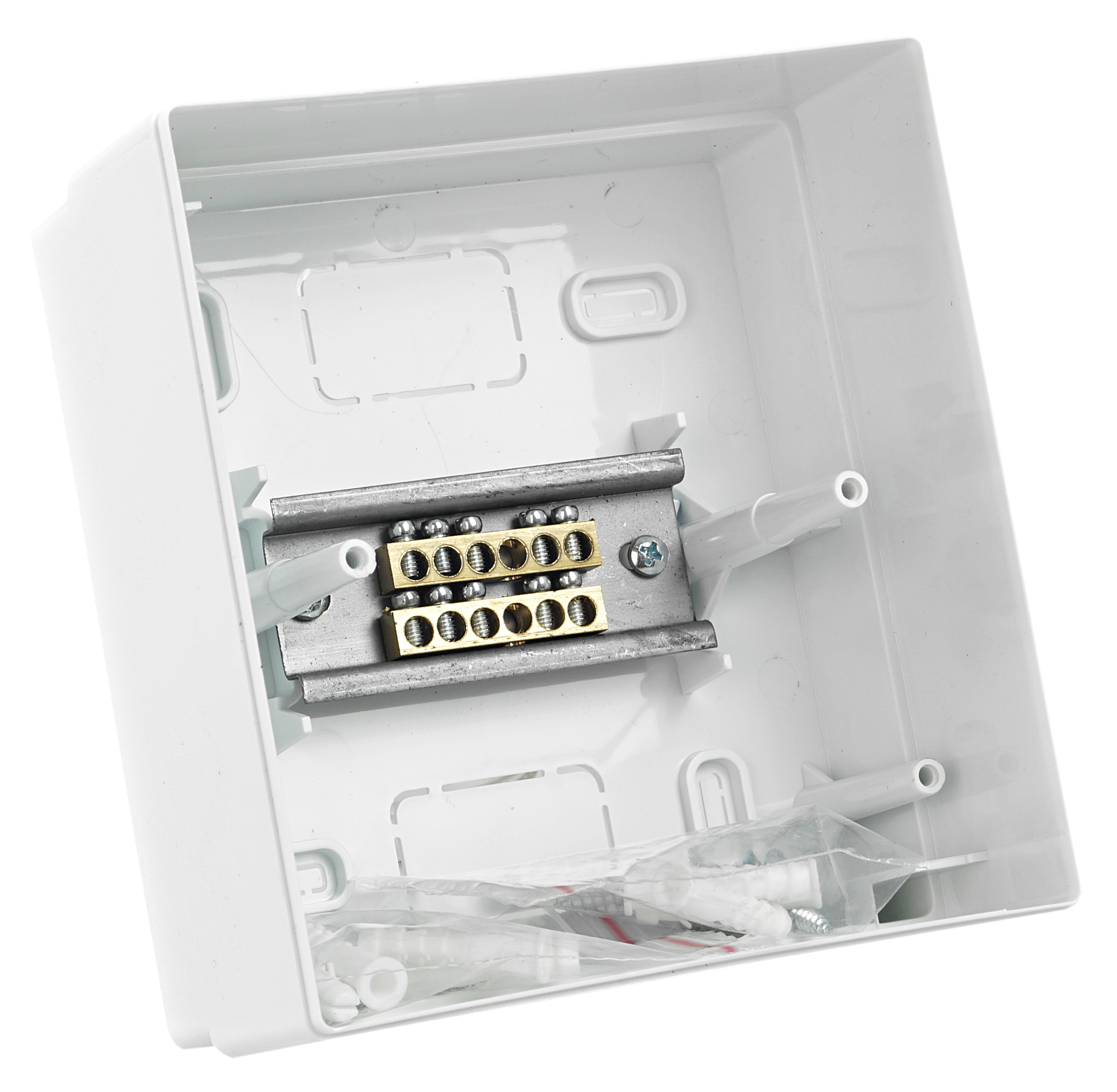 Rozdzielnica natynkowa skrzynka 4- modułowa plastikowa 1x 4 IP40