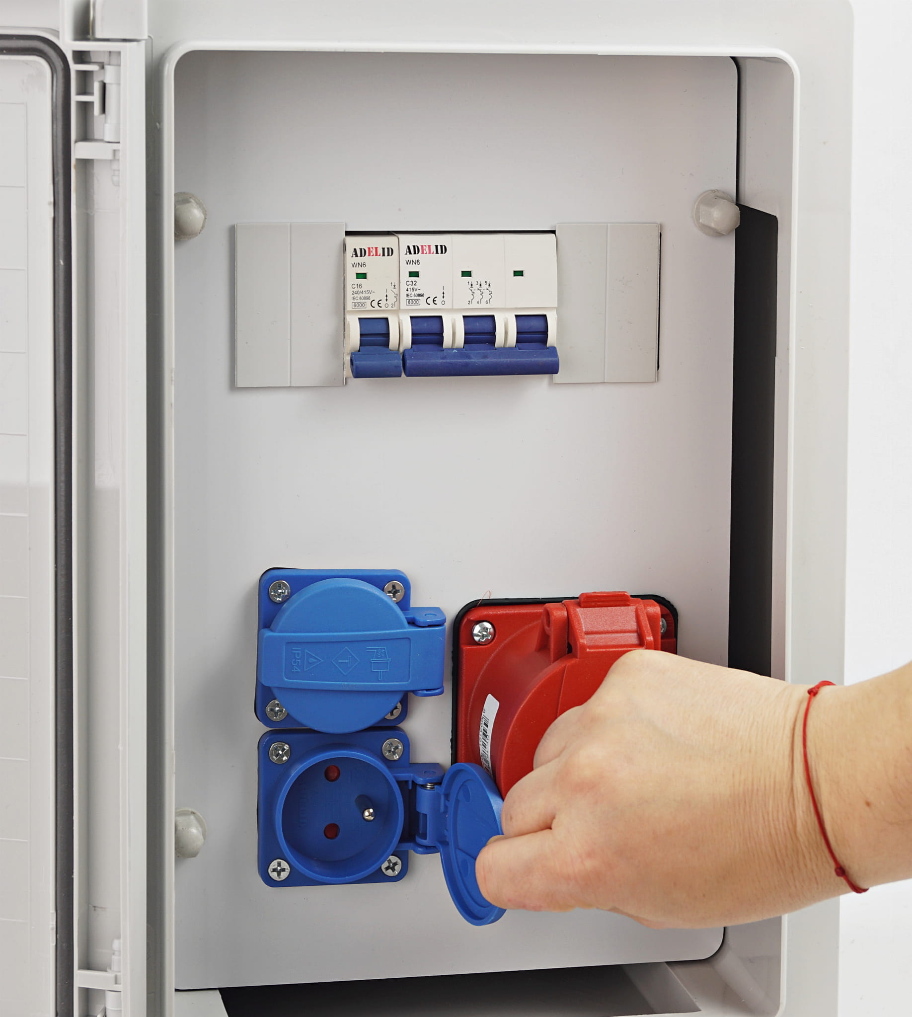 RSZ rozdzielnia elektryczna budowlana skrzynka ABS