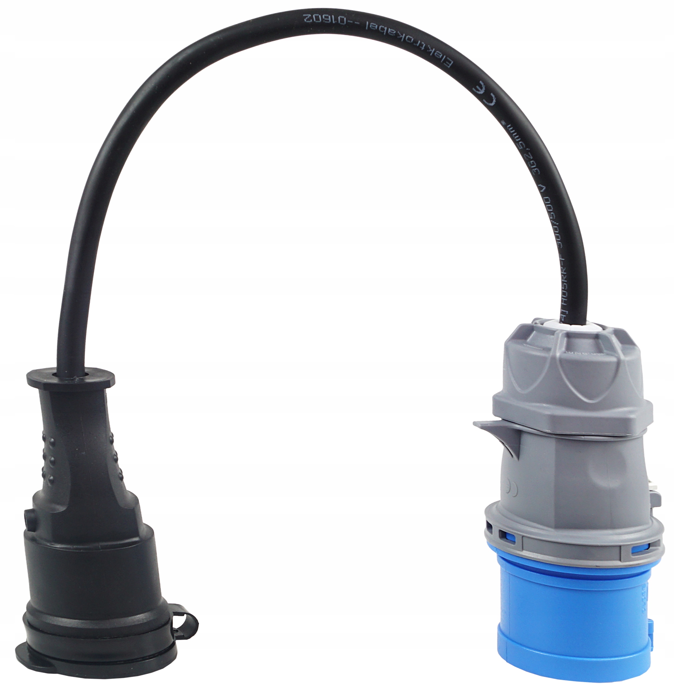 Adapter kempingowy CEE przejściówka 230V, wtyczka z gniazdem