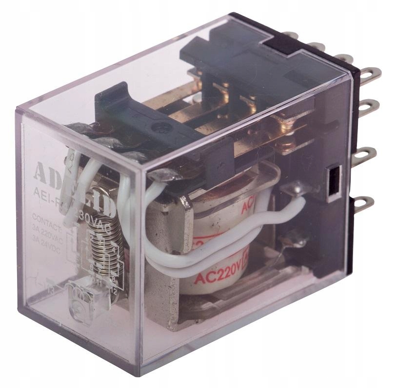 Przekaźnik przemysłowy R4 cewka 12V DC prąd stały