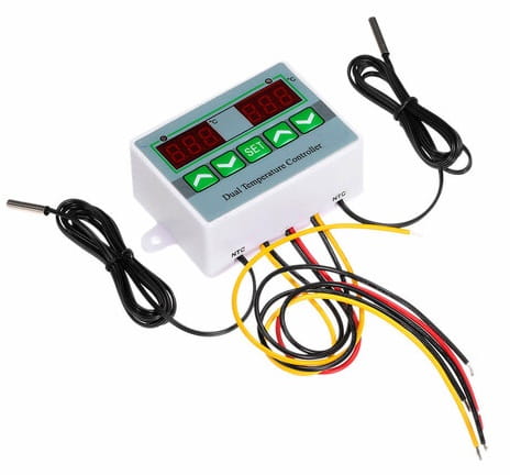 Regulator Temperatury Termostat Cyfrowy Alarm 2 w 1, 12V