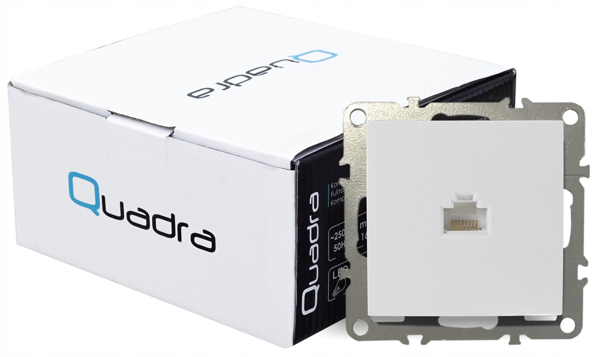 QUADRA Gniazdo Komputerowe Internetowe RJ45 LAN