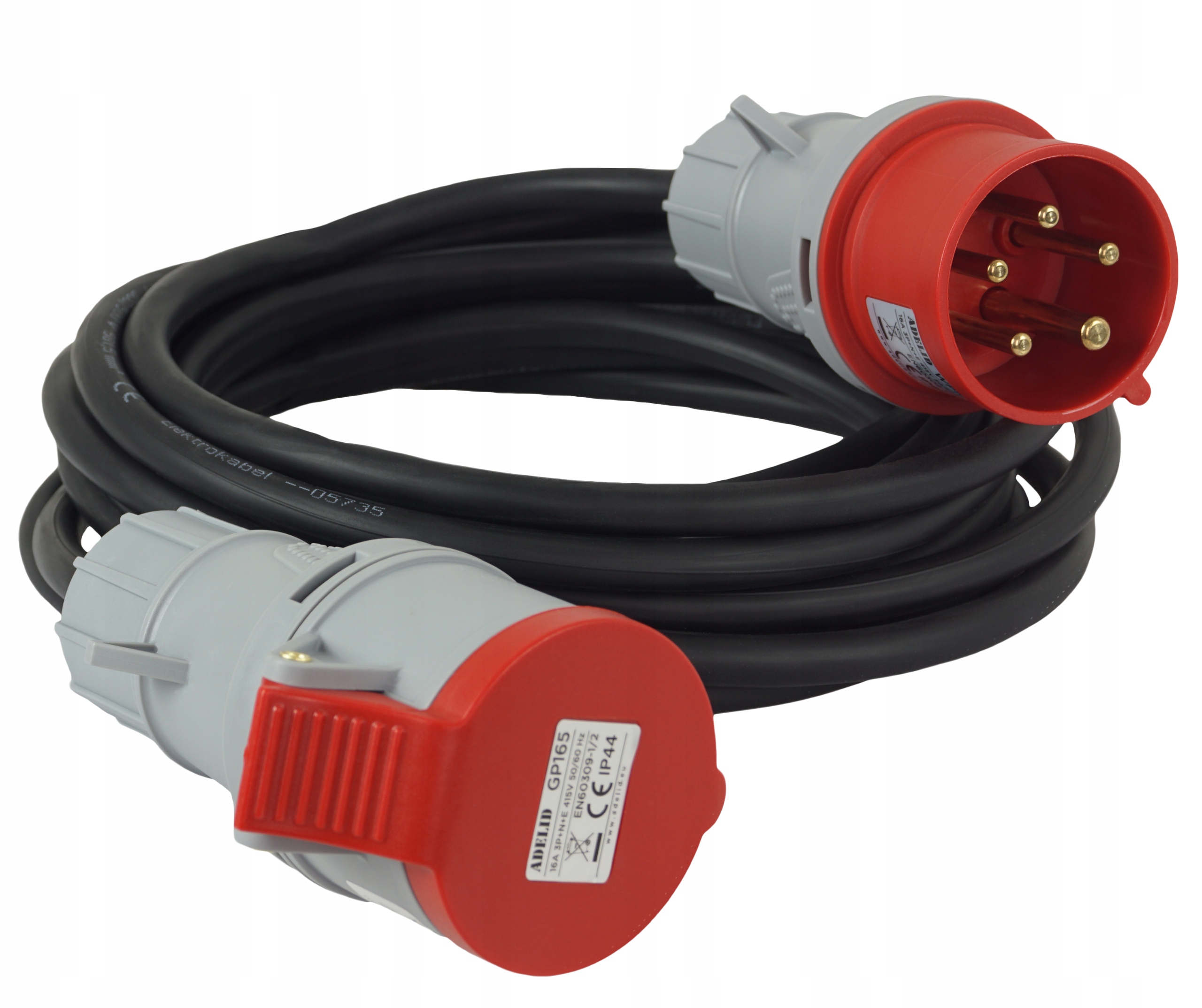 PRZEDŁUŻACZ GUMOWY SIŁOWY BUDOWLANY 20M 5x1,5 16A