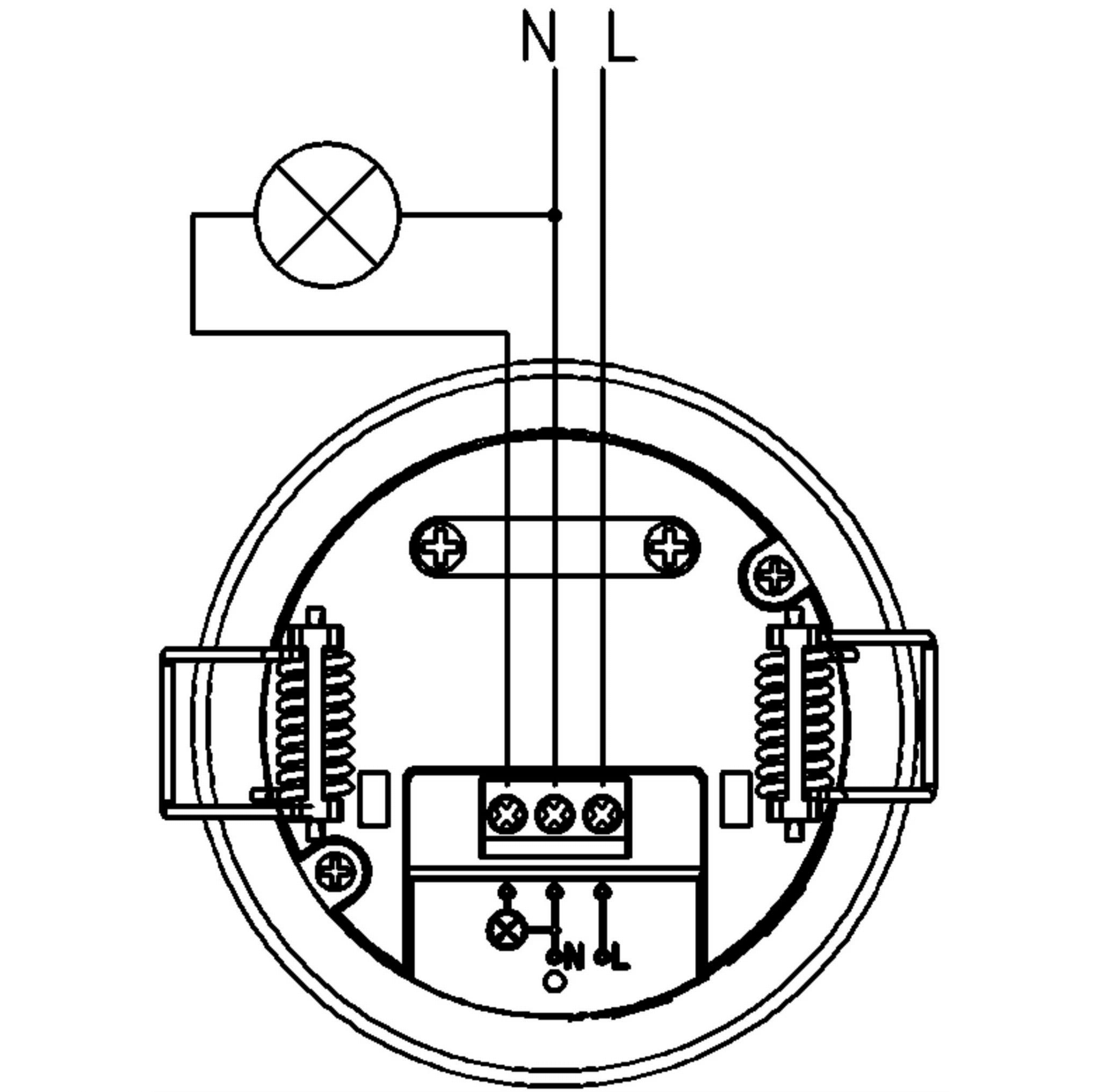 Czujnik ruchu mikrofalowy sufitowy sensor LED MF