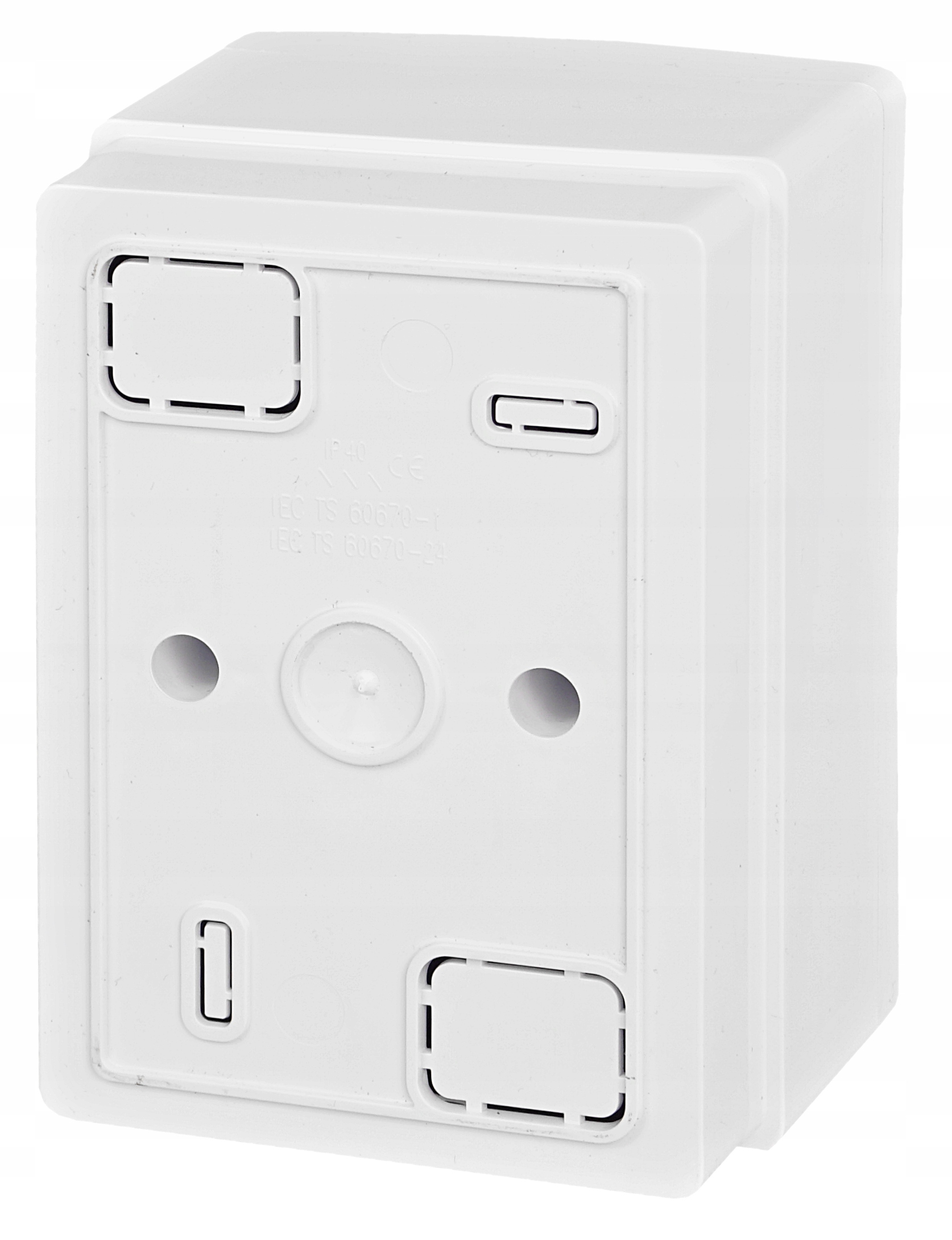 Skrzynka elektryczna rozdzielnia natynkowa 1x2