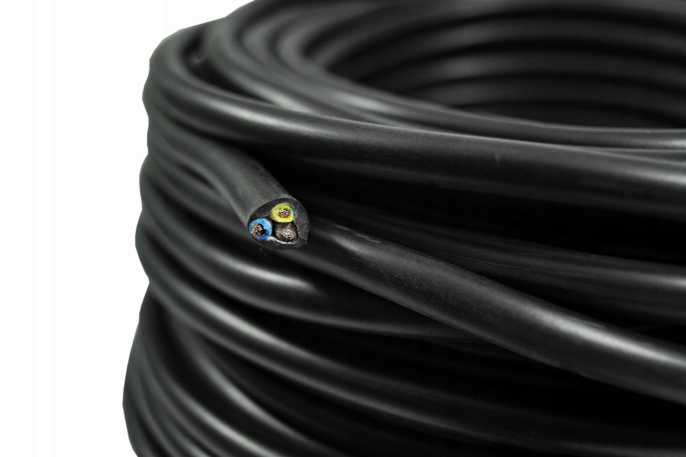 PRZEDŁUŻACZ PVC 15M OWY 3X1,5 230V IP44 H05VV-F