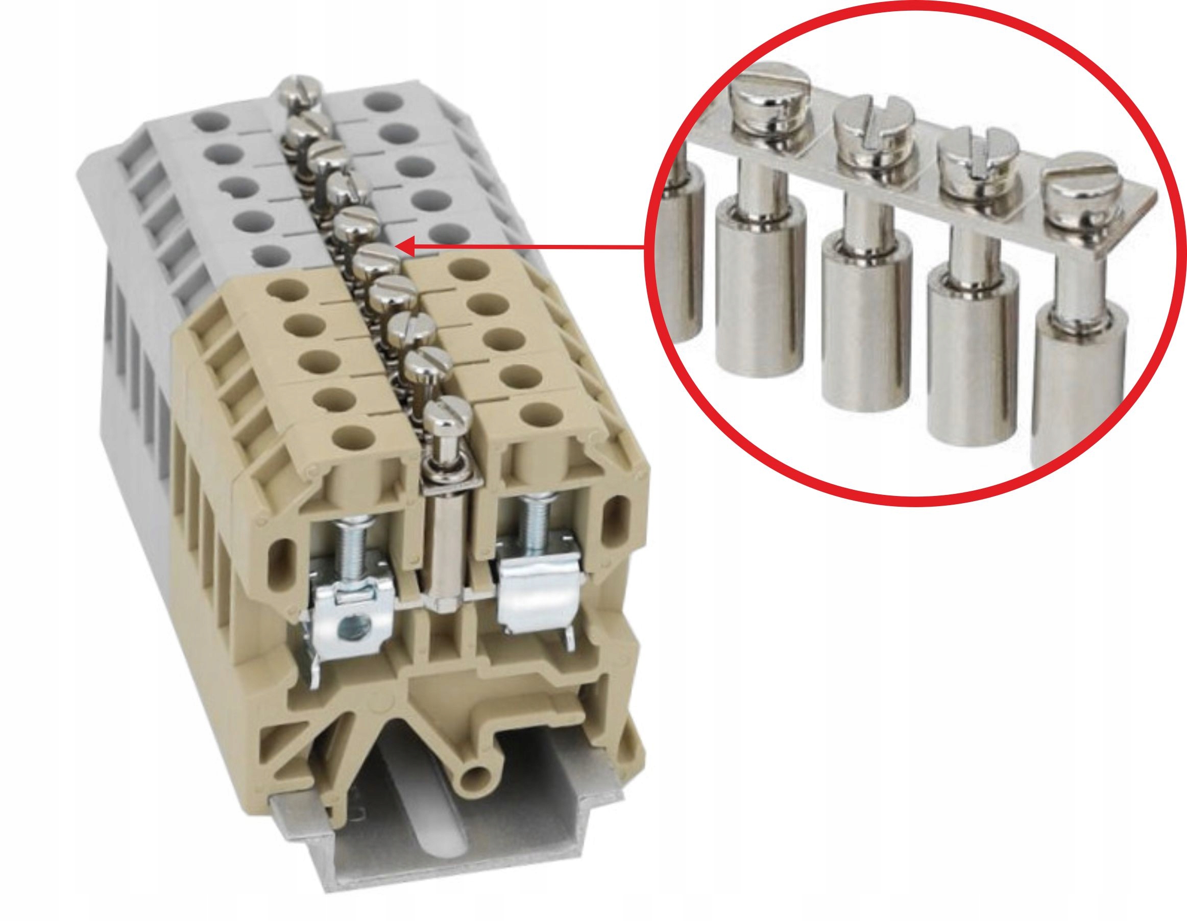 Mostek poprzeczny zwieracz 10 torowy 2,5 mm2 ZUG