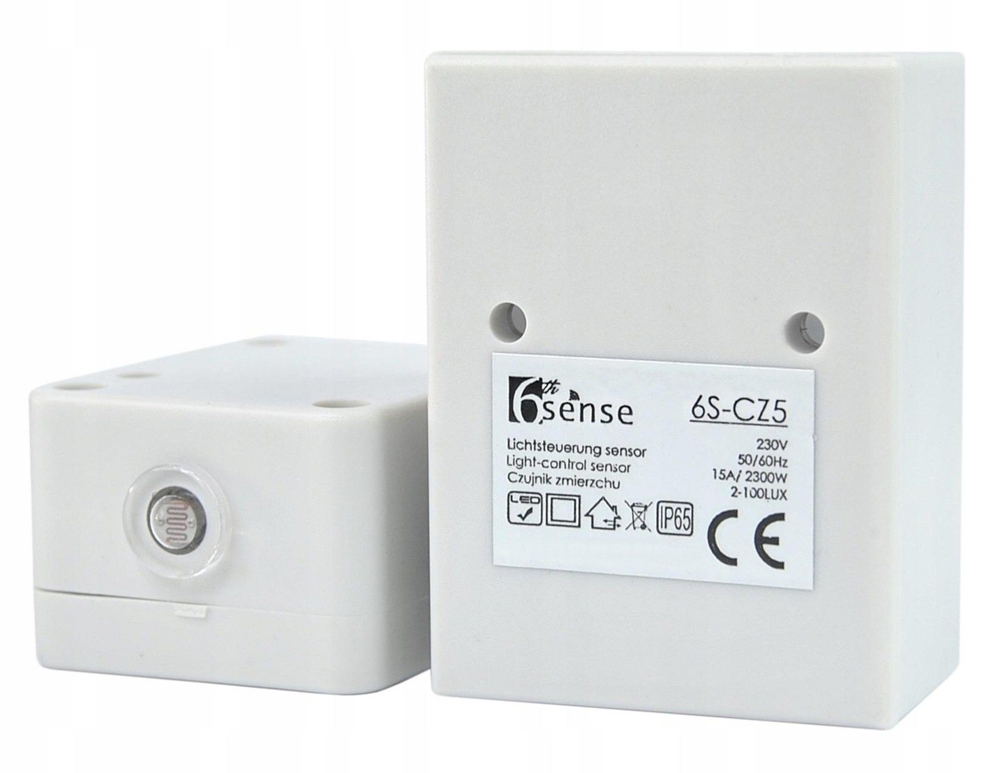 Czujnik Zmierzchowy Zmierzchu 3500W Sonda Zew. LED