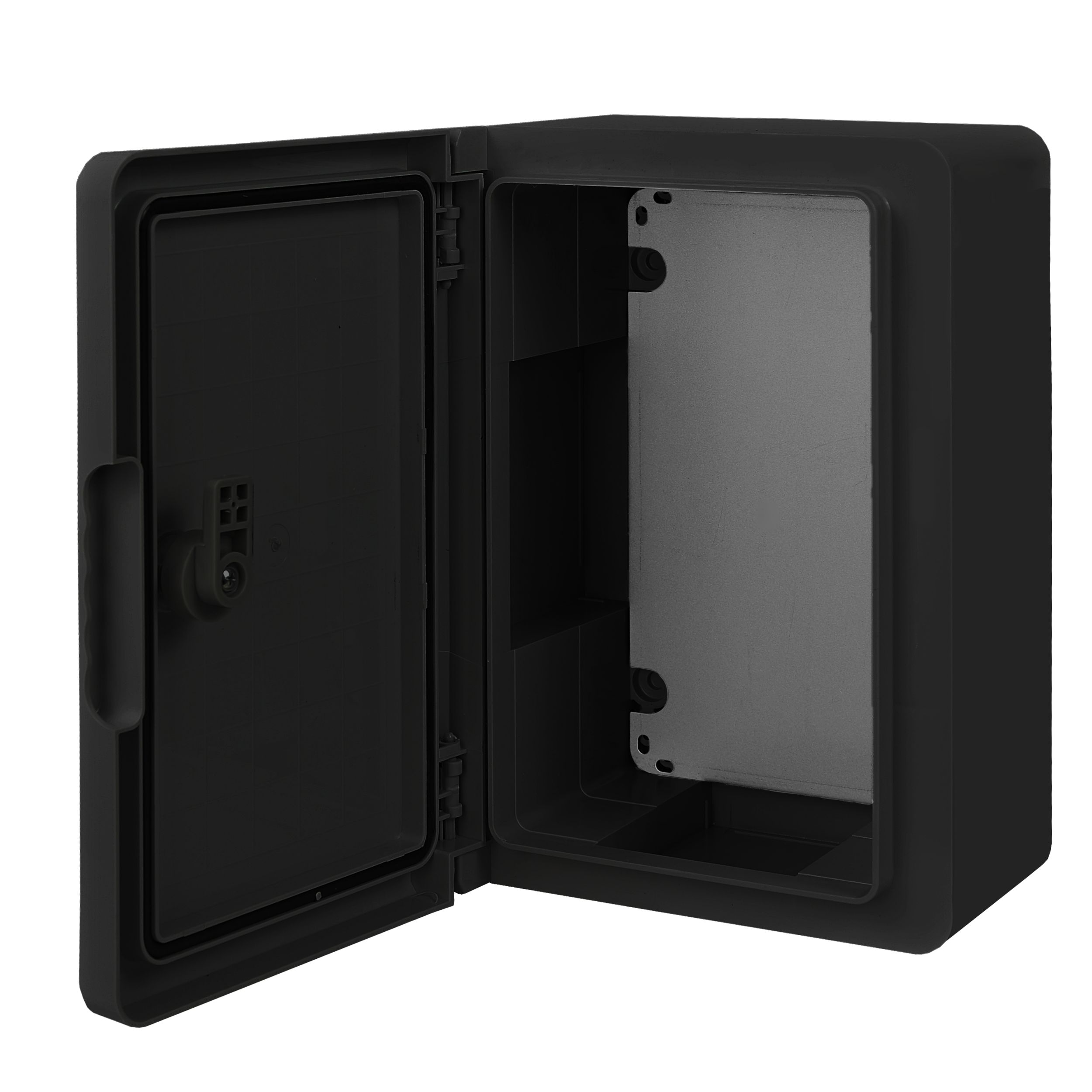 ROZDZIELNIA OBUDOWA ELEKTRYCZNA ABS IP65 300x200x130 CZARNA