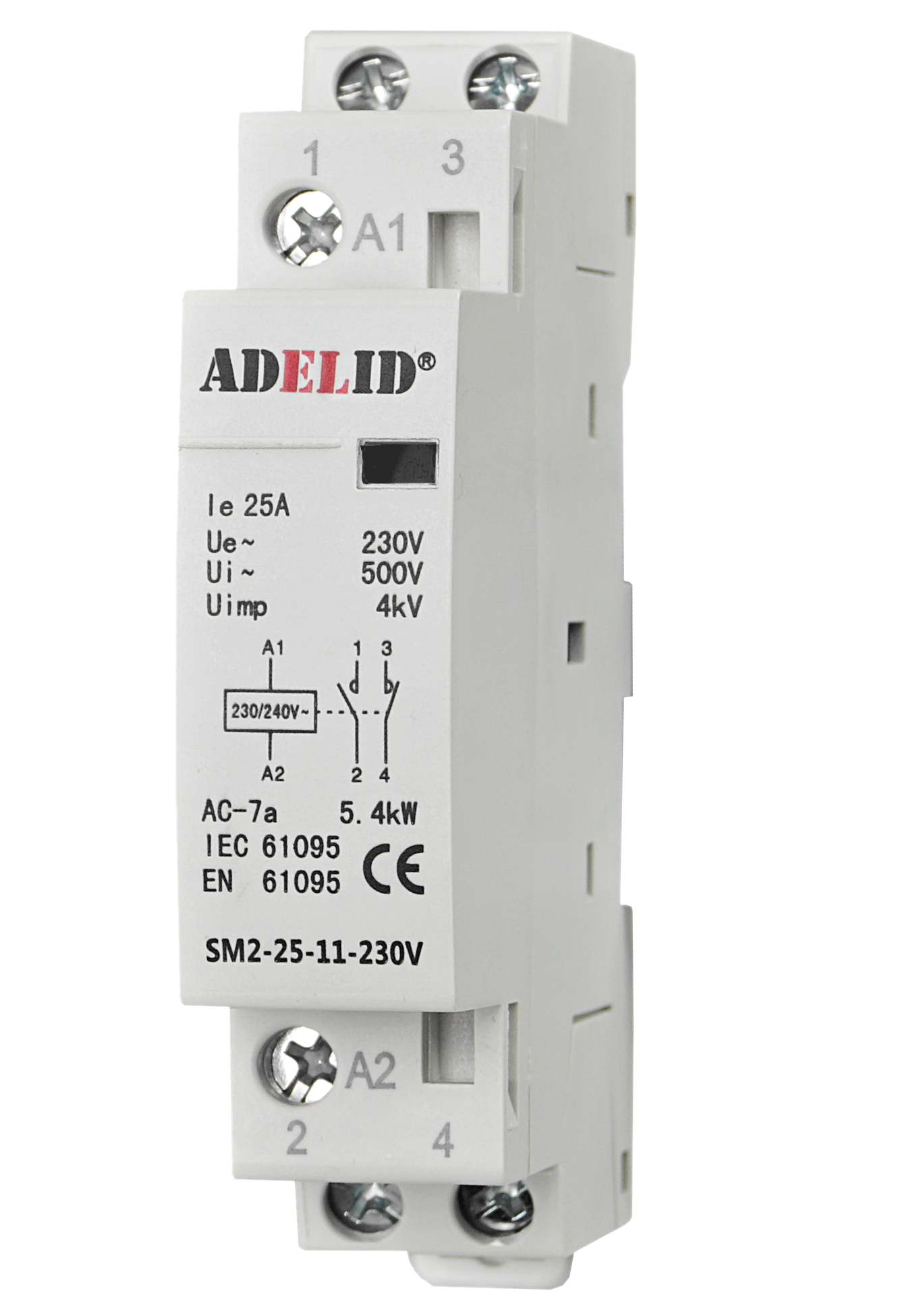 Stycznik Modułowy 25-11 230V 20A 25A 1P 1NO 1NC