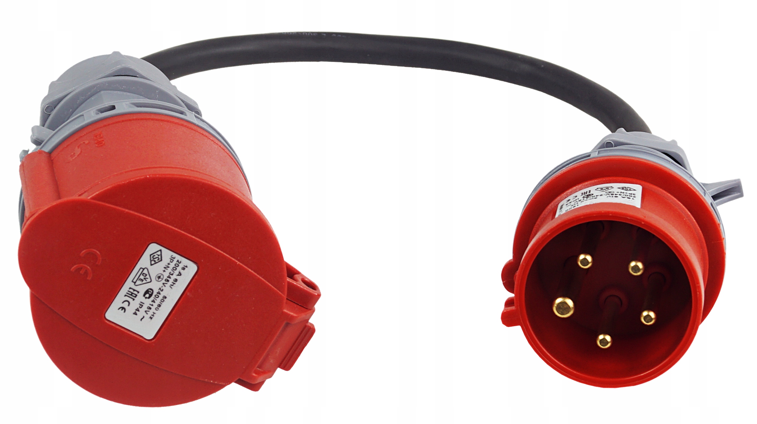 Adapter Siłowy Redukcja Przejściówka 16A na 32A 5P