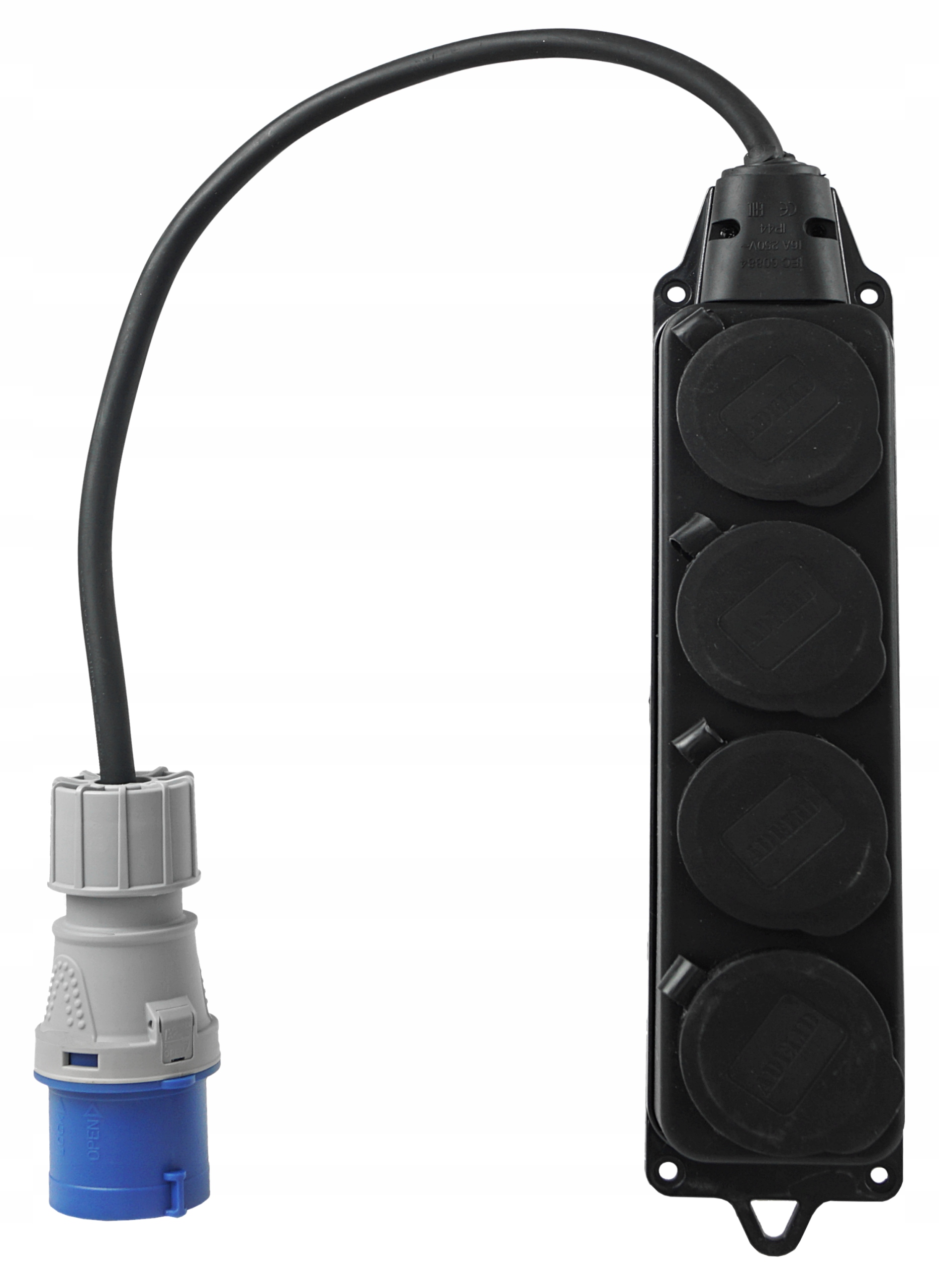 Adapter Redukcja Camping Przejściówka 16A 4X 230V