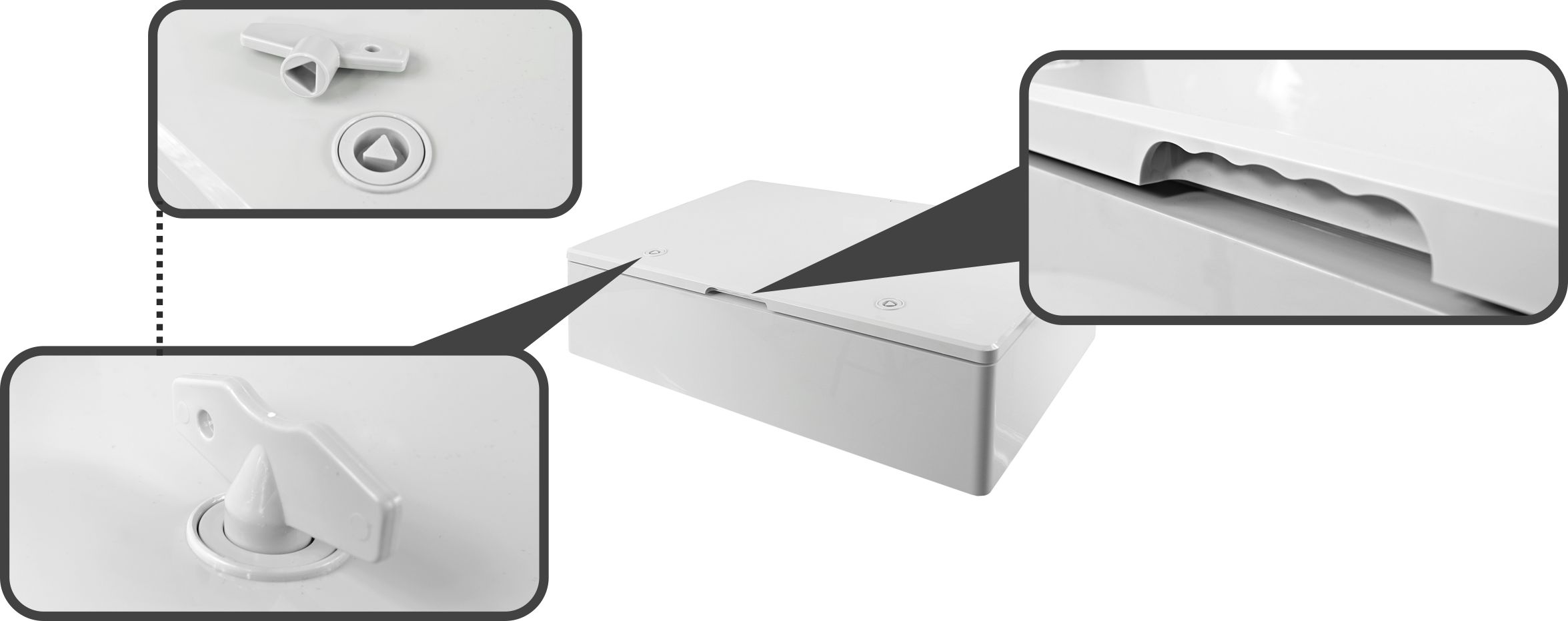 ROZDZIELNIA SKRZYNKA OBUDOWA ELEKTRYCZNA ABS PRZEZROCZYSTA IP65 80x60x26