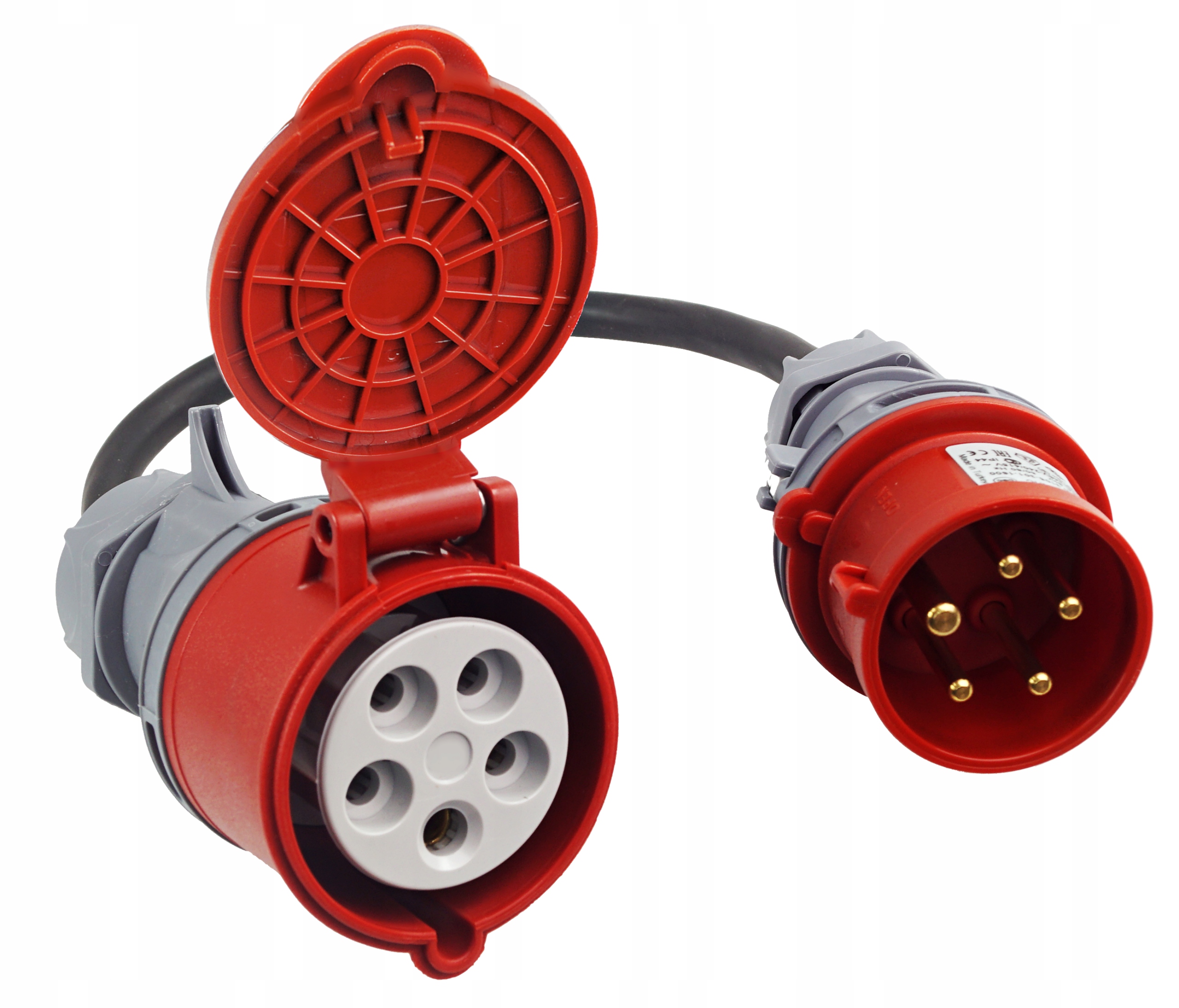 Adapter Siłowy Redukcja Przejściówka 32A na 16A 5P