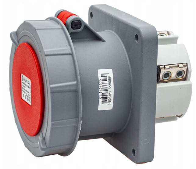 Gniazdo tablicowe siłowe 125A 5P 400V SIŁA IP67