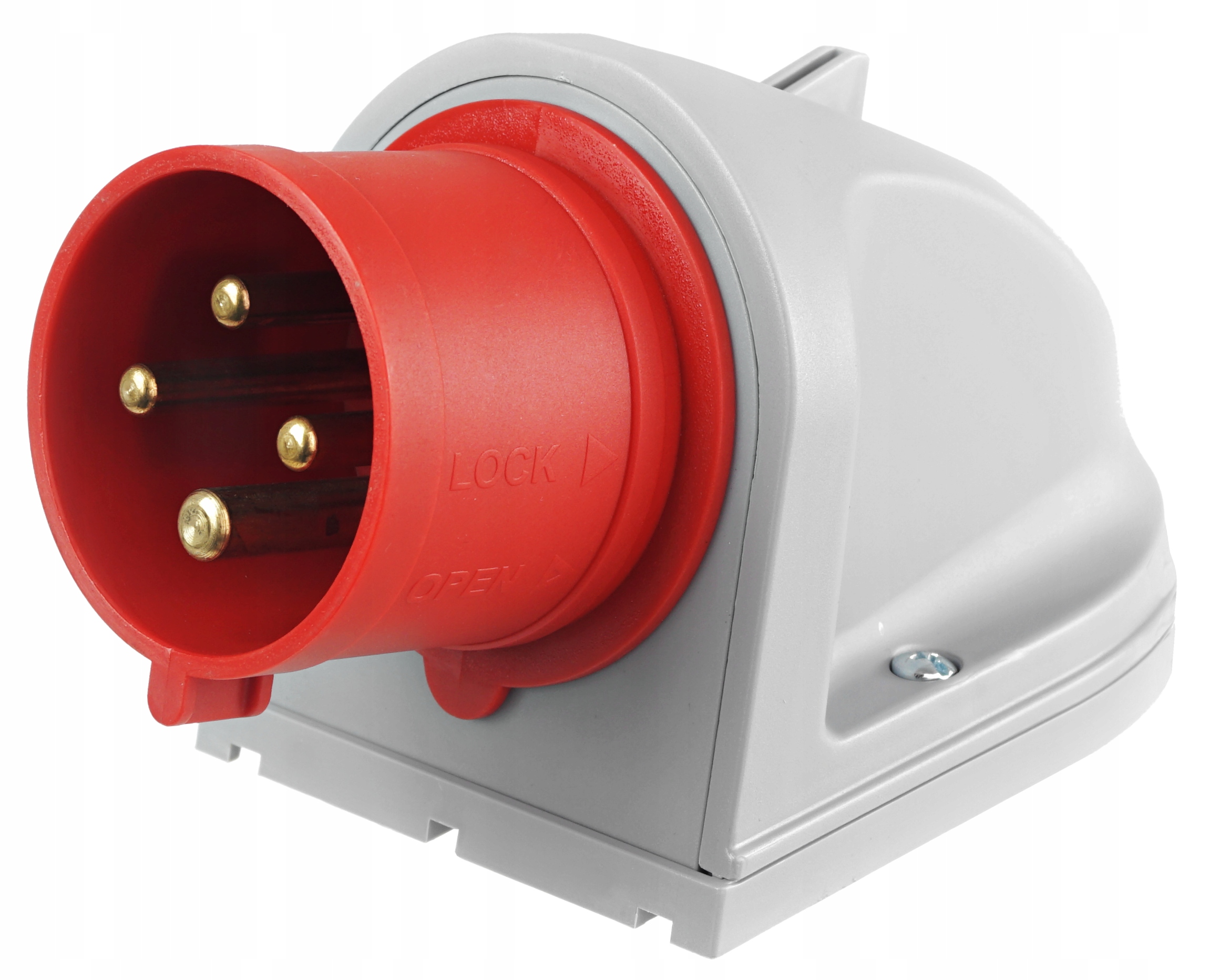 Wtyczka Stała Odbiornikowa Siłowa 16A 4P 400V IP44