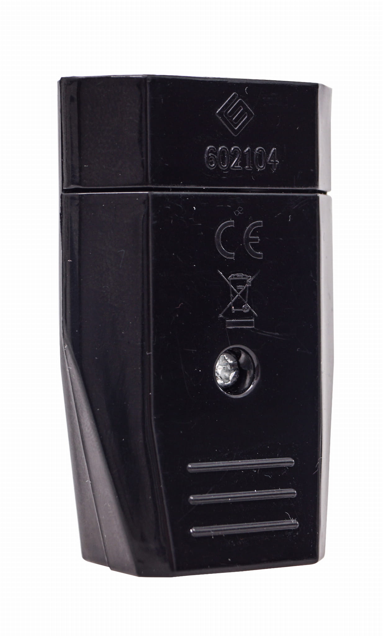 Gniazdo płaskie skręcane Elegance czarne 230V  IP20