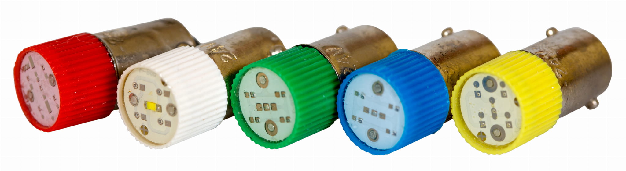 Lampka kontrolka sterownicza żarówka czerwona 24V BA9s